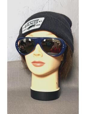 1980's Mirror Sunglasses from Ski Optics Blue Red + White Frames Unisex